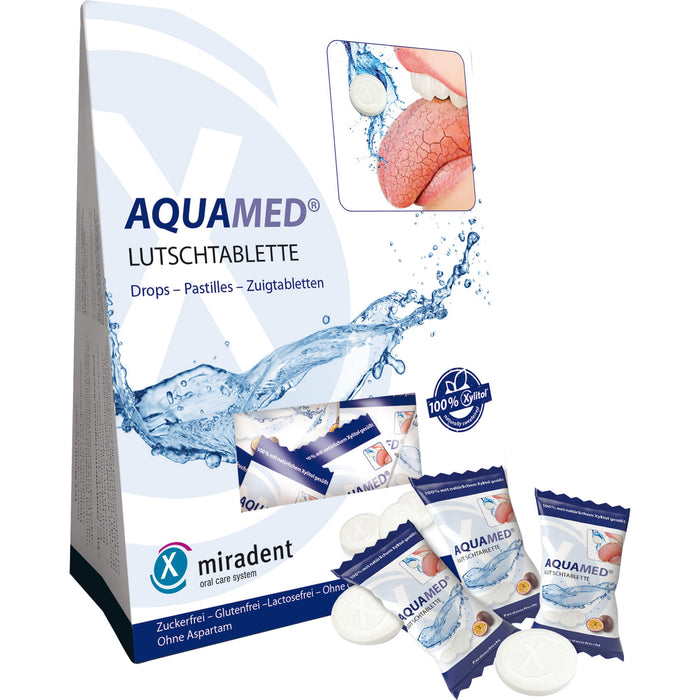 Miradent Aquamed Lutschtablette fördert den Speichelfluss, 60 g Tabletten