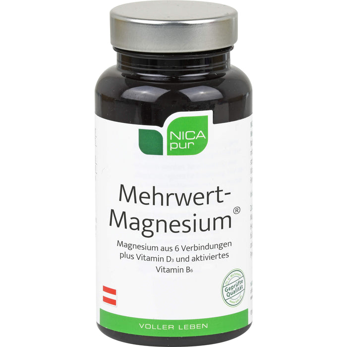 NICApur Mehrwert-Magnesium Kapseln, 60 St. Kapseln