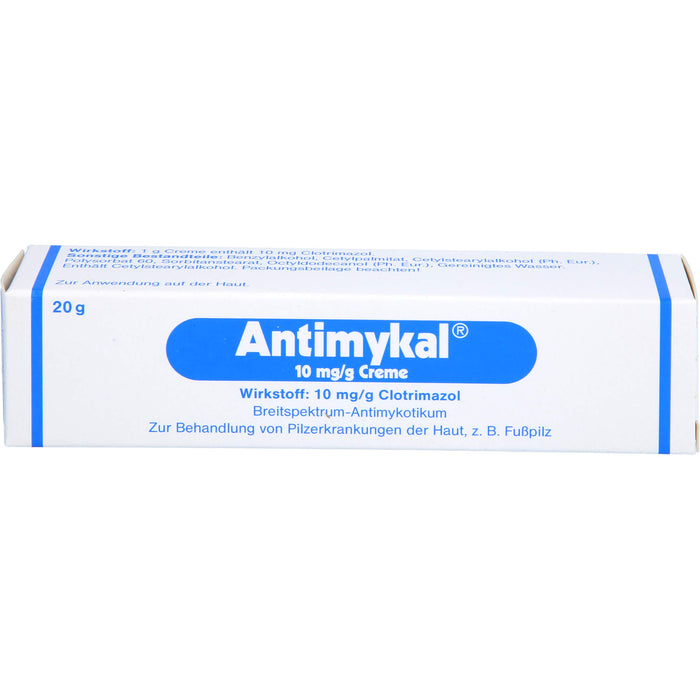 Antimykal 10 mg / g Creme zur Bekämpfung von Fußpilz, 20 g Creme