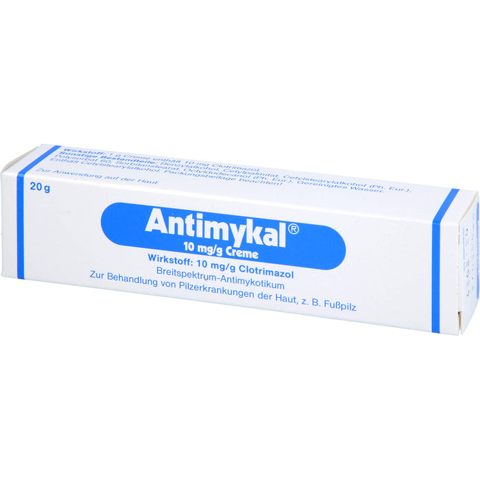Antimykal 10 mg / g Creme zur Bekämpfung von Fußpilz, 20 g Creme