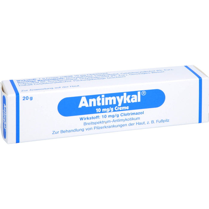 Antimykal 10 mg / g Creme zur Bekämpfung von Fußpilz, 20 g Creme