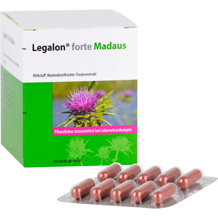 Legalon  forte Madaus, Hartkapseln, 100 pcs. Capsules