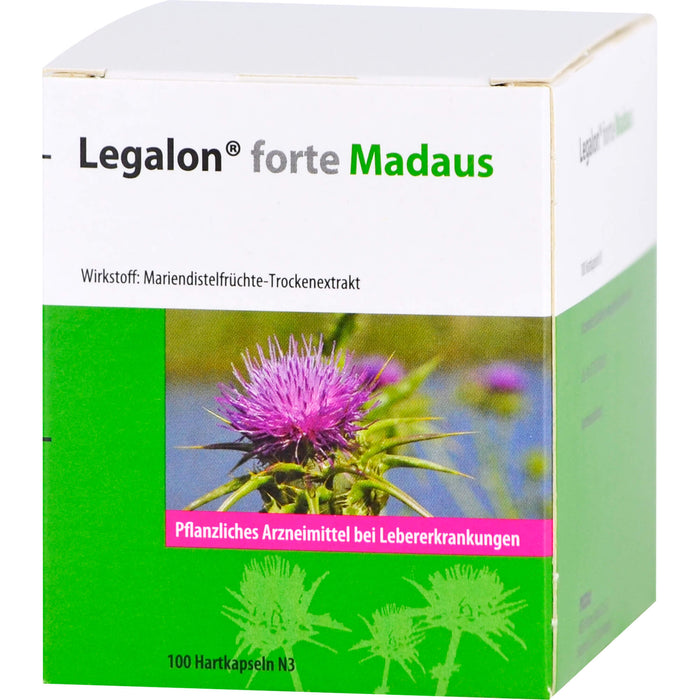 Legalon  forte Madaus, Hartkapseln, 100 pcs. Capsules