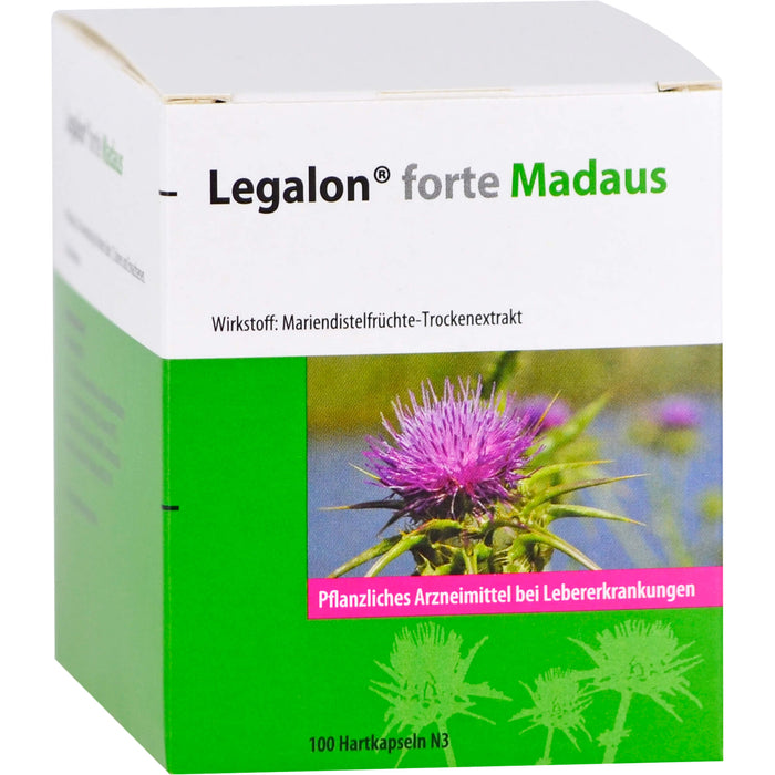 Legalon  forte Madaus, Hartkapseln, 100 pcs. Capsules