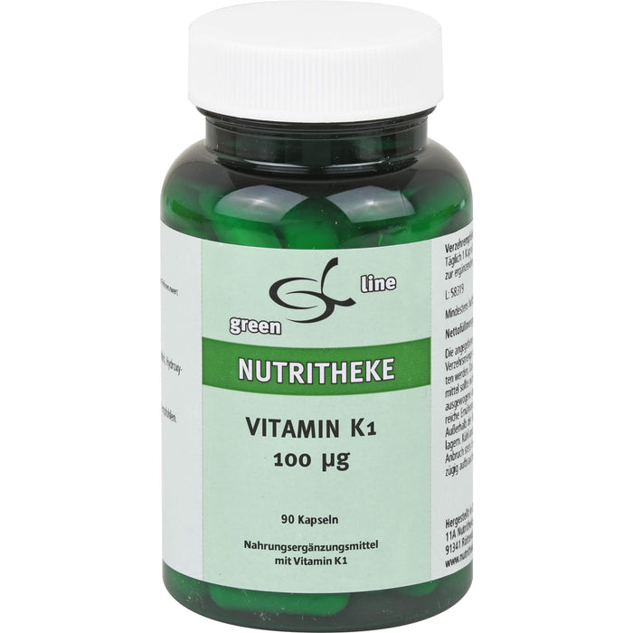 Green Line Nutritheke Vitamin K1 100 ug Kapseln, 90 St. Kapseln