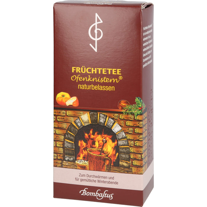 Bombastus Ofenknistern Früchtetee zum Durchwärmen und für gemütliche Winterabende, 200 g Tea