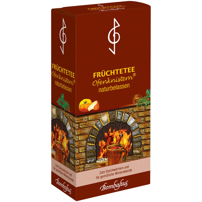 Bombastus Ofenknistern Früchtetee zum Durchwärmen und für gemütliche Winterabende, 200 g Tea