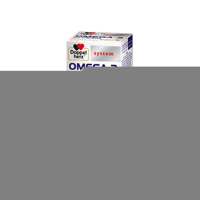 Doppelherz system OMEGA-3 flüssig family mit Fruchtgeschmack, 250 ml Lösung