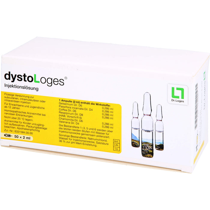 dystoLoges Injektionslösung Ampullen bei nervösen Erkrankungen, 50 pc Ampoules