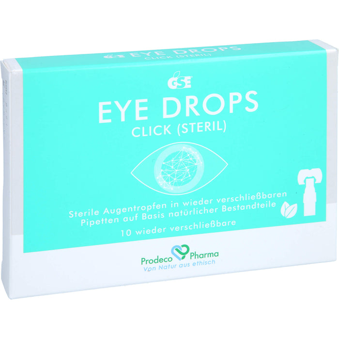 GSE Eye Drops Click, 10 pcs. Single-dose pipettes