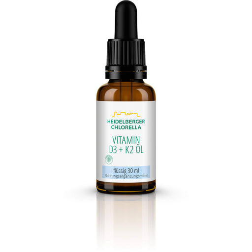 Heidelberger Chlorella Vitamin D3 + K2 Öl, 30 ml Öl