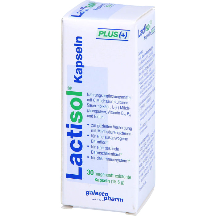 Lactisol Kapseln Plus, 30 pcs. Capsules