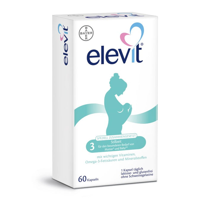 Elevit 3 Stillzeit Kapseln, 60 St. Kapseln