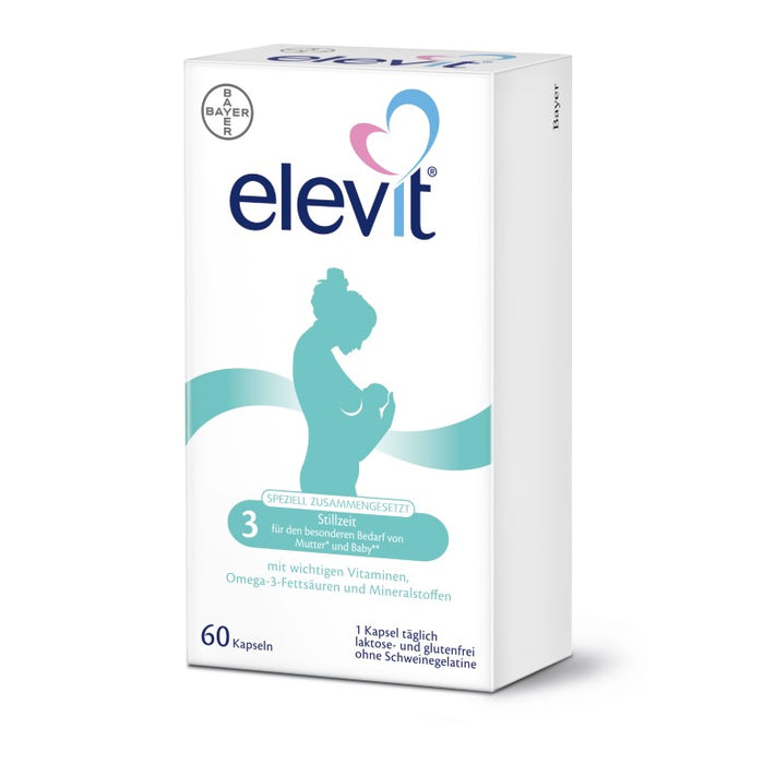 Elevit 3 Stillzeit Kapseln, 60 St. Kapseln