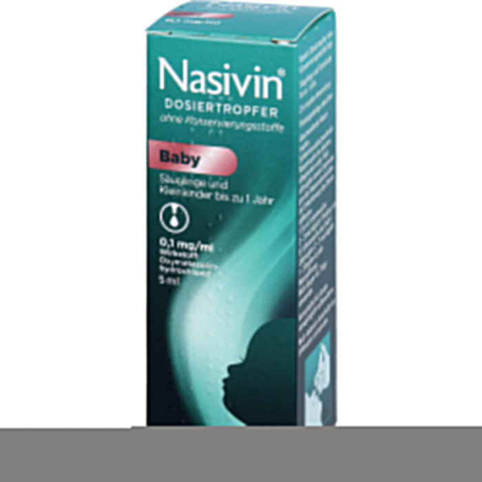 Nasivin Dosiertropfer ohne Konservierungsstoffe Baby, 5 ml Solution