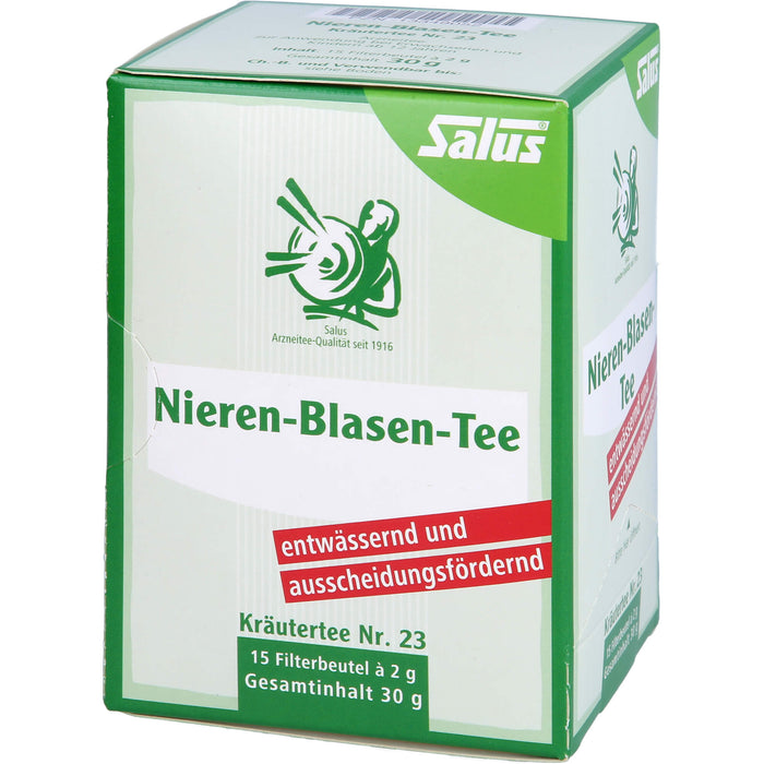 Salus Nieren-Blasen-Tee Nr. 23 zur Erhöhung der Harnmenge bei Katarrhen im Bereich von Niere und Blase, 15 pcs. Filter bag