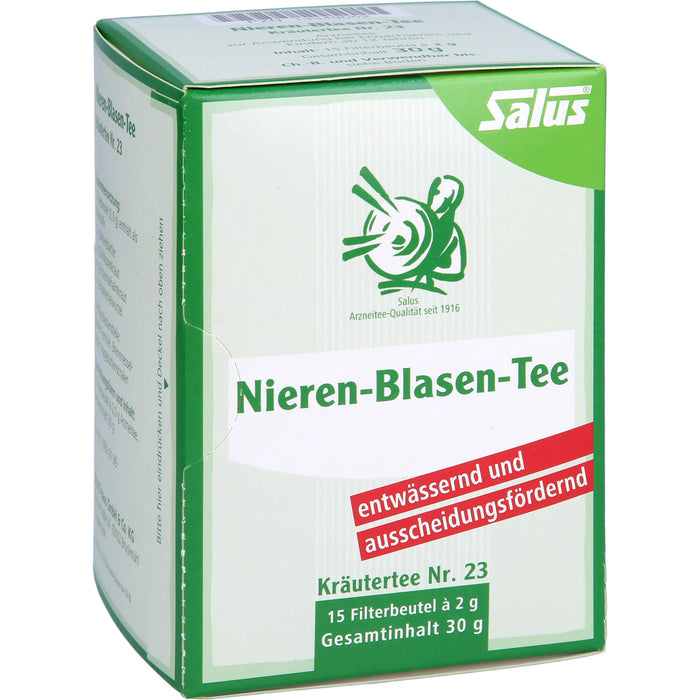 Salus Nieren-Blasen-Tee Nr. 23 zur Erhöhung der Harnmenge bei Katarrhen im Bereich von Niere und Blase, 15 pcs. Filter bag
