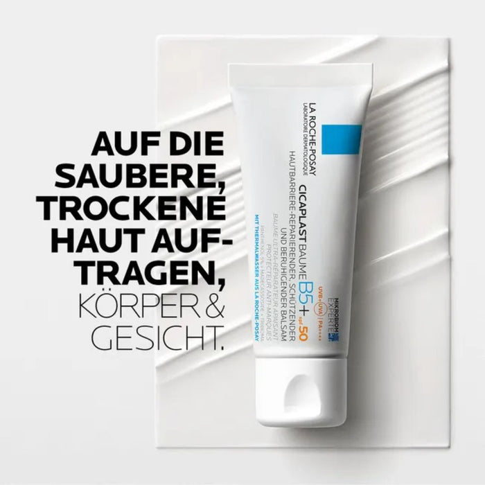 La Roche-Posay Cicaplast Baume B5+ LSF 50 hautberuhigender und regenerierender Balsam, 40 ml Baume