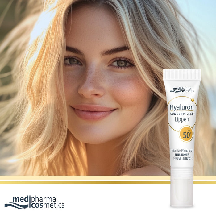 Hyaluron Sonnenpflege Lippen LSF 50+, 7 ml Crème