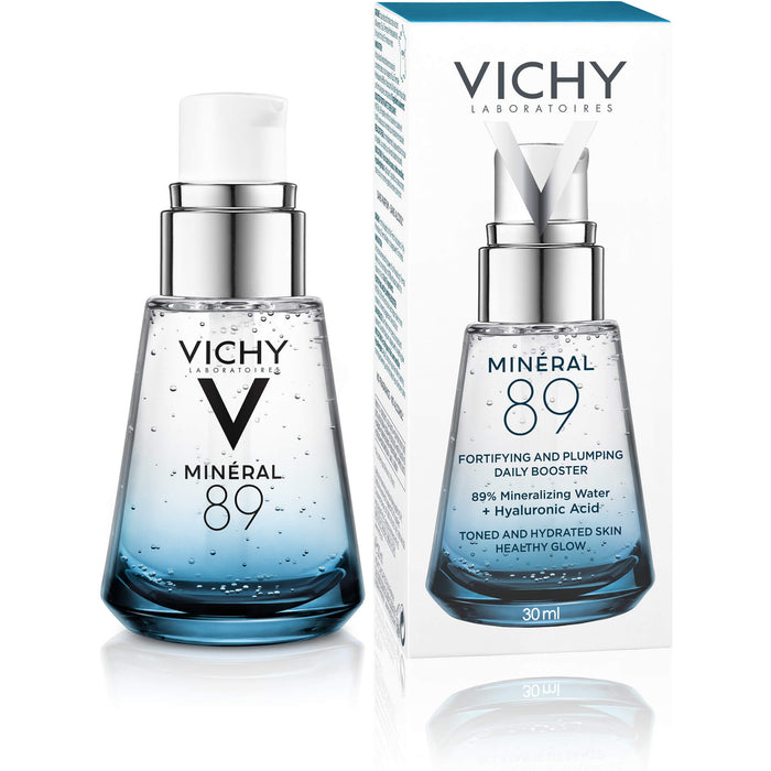 VICHY Minéral 89 Hyaluron Boost mit Sofort Effekt Elixier, 30 ml Solution