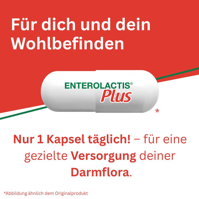 Enterolactis Duo - natürliche Versorgung der Darmflora und des Darmmikrobioms mit L. Casei DG & Inulin - laktosefrei & glutenfrei, 15 St. Kapseln