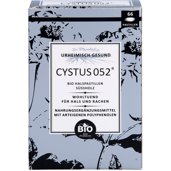 Cystus 052 Bio Halspastillen Süßholz, 32 g Pastillen