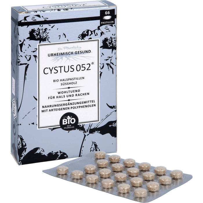 Cystus 052 Bio Halspastillen Süßholz, 32 g Pastillen