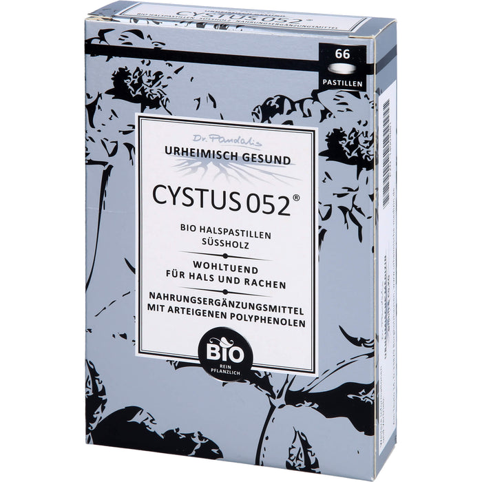Cystus 052 Bio Halspastillen Süßholz, 32 g Pastillen