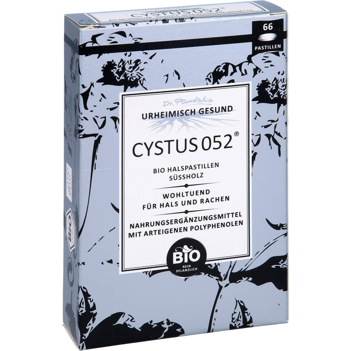 Cystus 052 Bio Halspastillen Süßholz, 32 g Pastillen