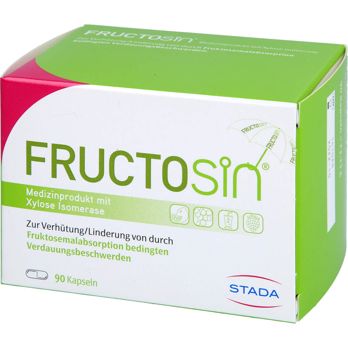 FRUCTOSiN Kapseln zur Linderung von durch Fruktosemalabsorption bedingten Verdauungsbeschwerden, 90 pcs. Capsules
