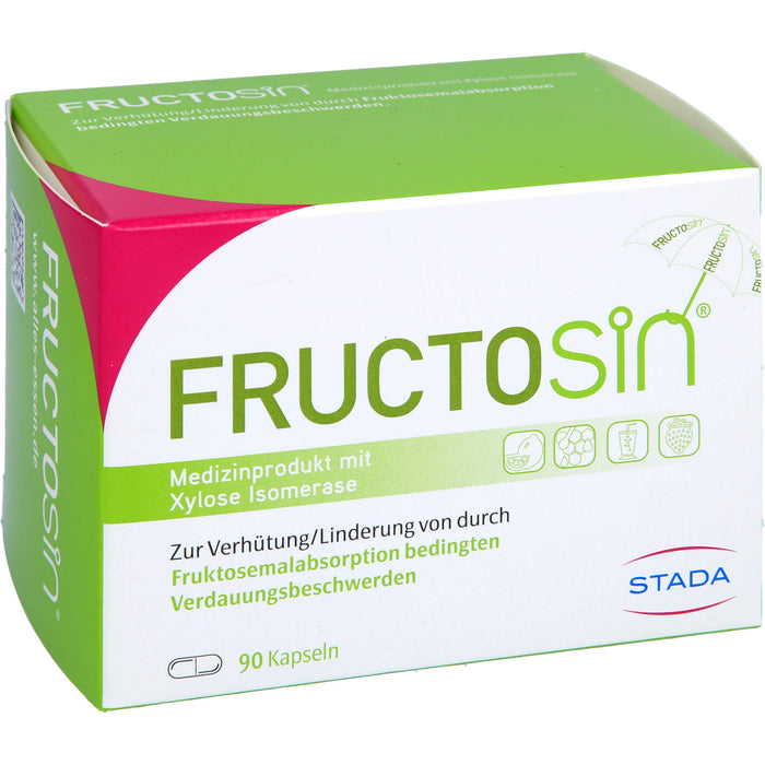 FRUCTOSiN Kapseln zur Linderung von durch Fruktosemalabsorption bedingten Verdauungsbeschwerden, 90 pcs. Capsules