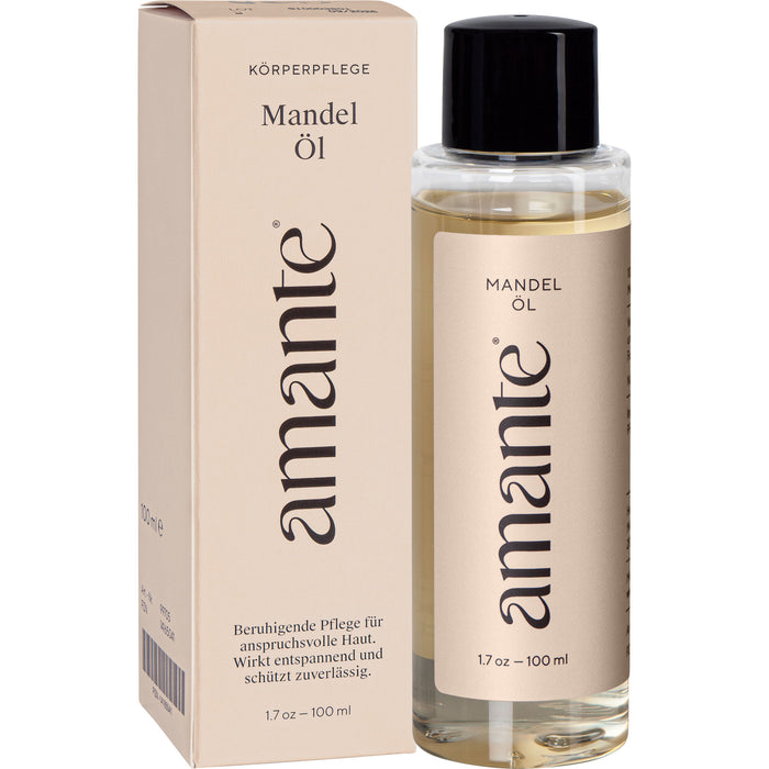 HENRY LAMOTTE Mandelöl 100 % rein - Hautpflegeöl Amante, 100 ml Oil