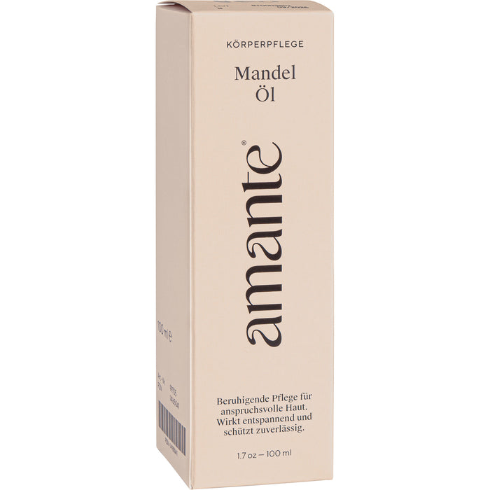 HENRY LAMOTTE Mandelöl 100 % rein - Hautpflegeöl Amante, 100 ml Oil