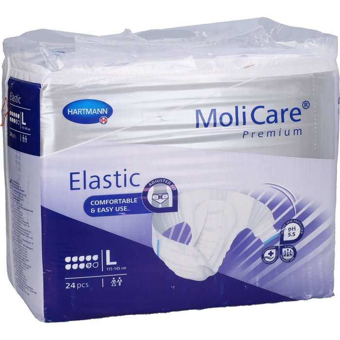 MoliCare Premium Elastic 9 Tropfen Gr. L Inkontinenzeinlagen, 24 pcs. Nappy trousers