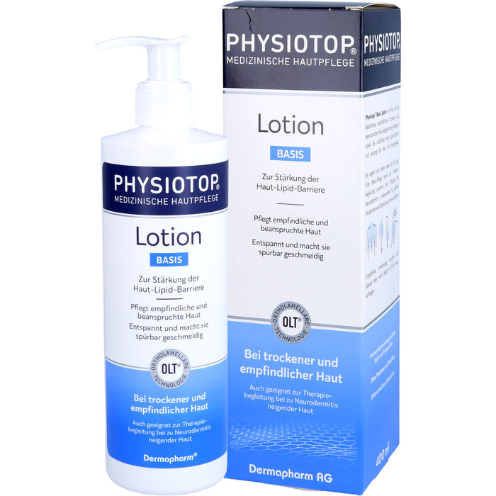 PHYSIOTOP Basis Lotion zur Stärkung der Haut-Lipid-Barriere, 400 ml Lotion