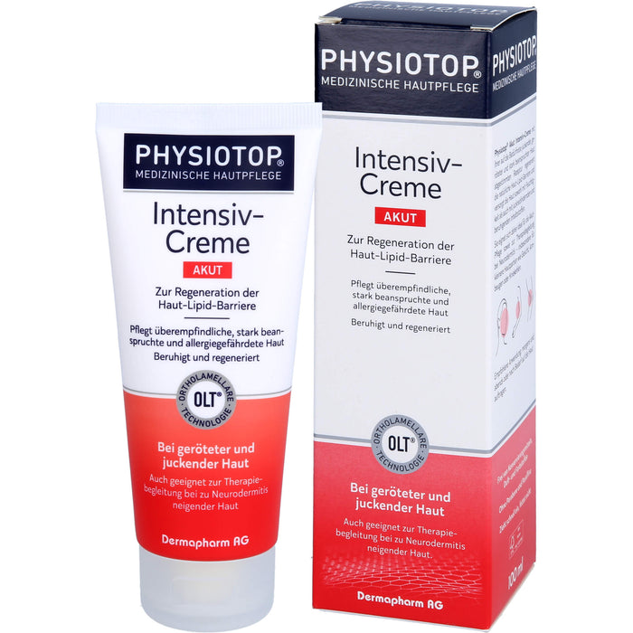 Physiotop Akut Intensiv-Creme zur Regeneration der Haut-Lipid-Barriere, 100 ml Creme