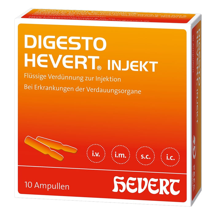 Digesto Hevert injekt Lösung, 10 St. Ampullen
