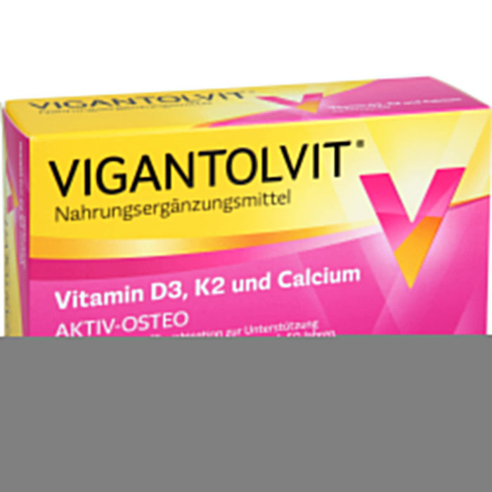 VIGANTOLVIT Vitamin D3, K2 und Calcium Tabletten, 60 pc Tablettes