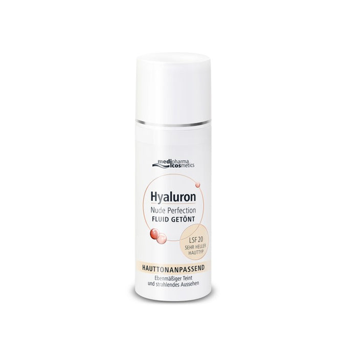 Medipharma Cosmetics Hyaluron Nude Perfection Fluid getönt s.hel HT L20, 50 ml Cream
