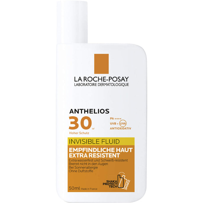 La Roche-Posay Anthelios Invisible Fluid LSF 30 ultra-leicht für empfindliche Haut, 50 ml Solution