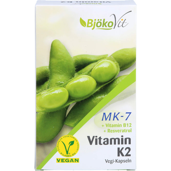 BjökoVit Vitamin K2 MK-7 all-trans vegan Kapseln, 60 St. Kapseln
