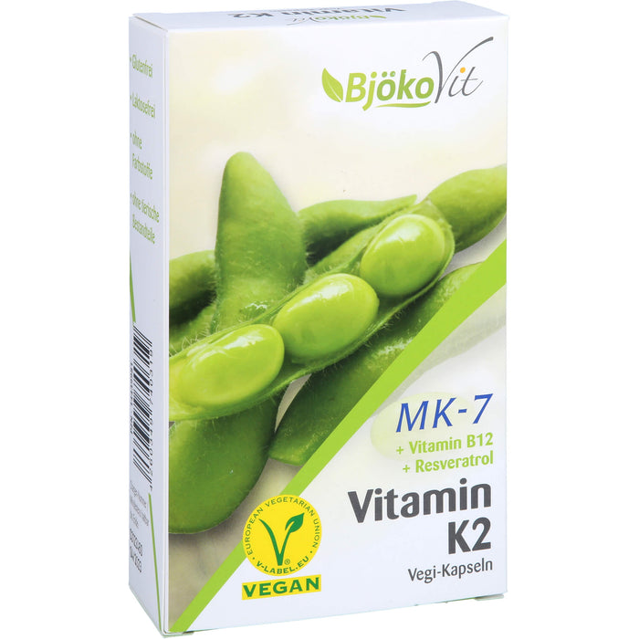 BjökoVit Vitamin K2 MK-7 all-trans vegan Kapseln, 60 pcs. Capsules
