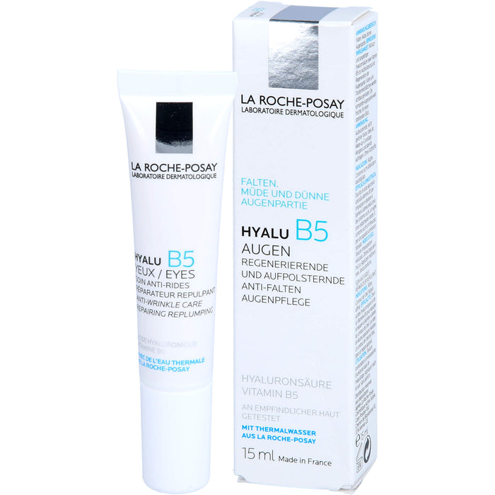 La Roche-Posay Hyalu B5 Augen regenerierende und aufpolsternde Anti-Falten Augenpflege, 15 ml Crème