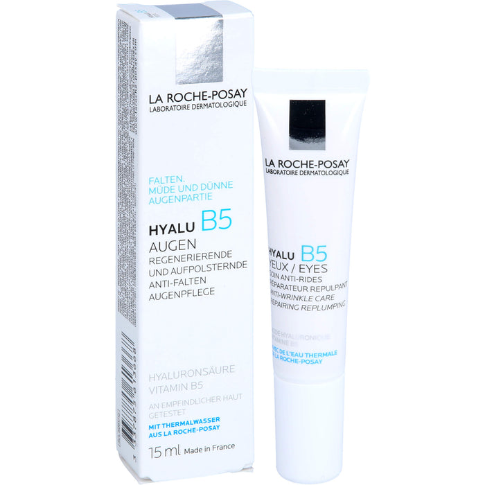 La Roche-Posay Hyalu B5 Augen regenerierende und aufpolsternde Anti-Falten Augenpflege, 15 ml Crème
