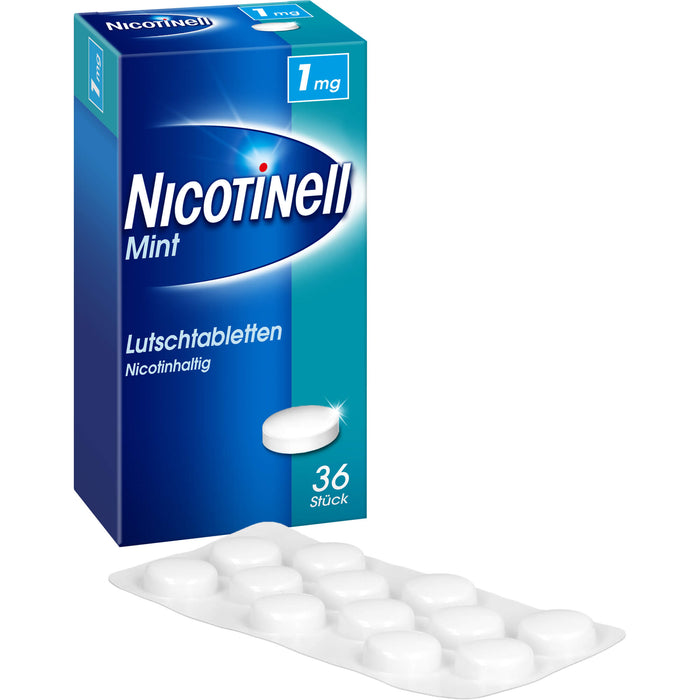 Nicotinell Mint Lutschtabletten zur Raucherentwöhnung, 36 pc Tablettes