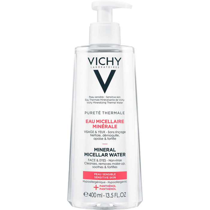 VICHY Pureté Thermale Mizellen Reinigungsfluid für sensible Haut, 400 ml Solution