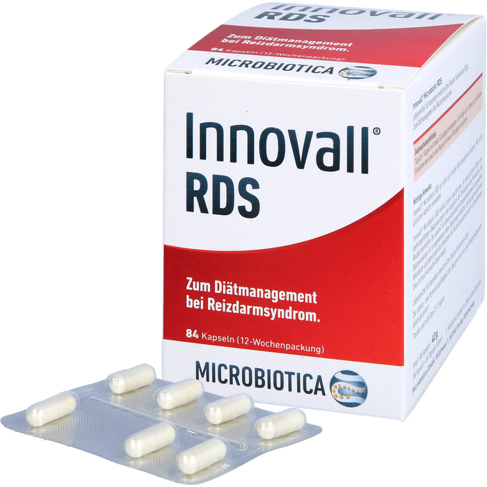 Innovall Microbiotic RDS mit dem spezifischen Bakterienstamm Lactobacillus plantarum, 84 pc Capsules