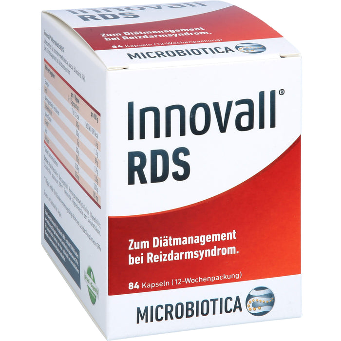 Innovall Microbiotic RDS mit dem spezifischen Bakterienstamm Lactobacillus plantarum, 84 pc Capsules