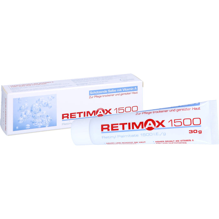 Retimax 1500 schützende Salbe mit Vitamin A bei trockener und gereizter Haut, 30 g Onguent