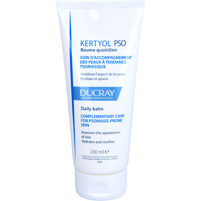 DUCRAY Kertyol P.S.O. Feuchtigkeitsbalsam verbessert das Hautbild und lindert Juckreiz, 200 ml Balsam